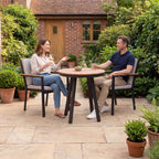 Nova Heidi 2 Seat Bistro Set with 0.7m Round Table, N25012