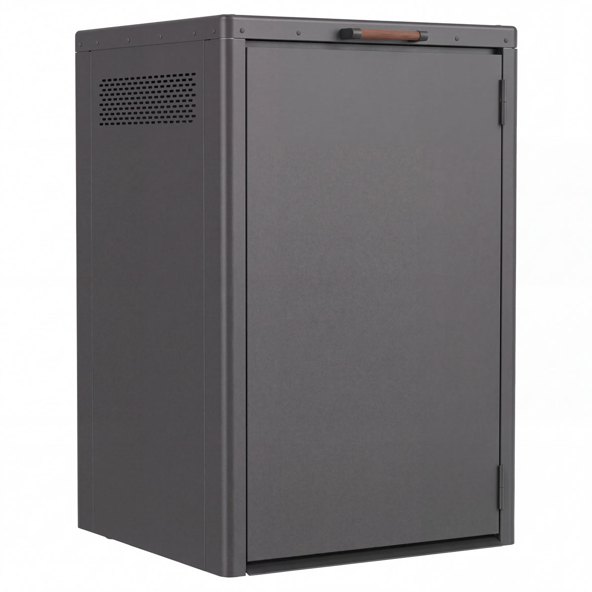 Nova Fortis Bin Storage Cupboard, Single, Grey, N27073
