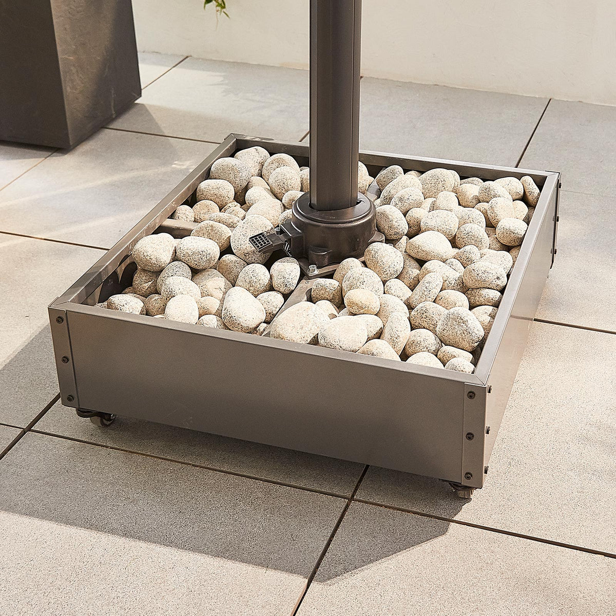 Nova Cantilever Parasol Base, Stone Filled, Grey, N17468