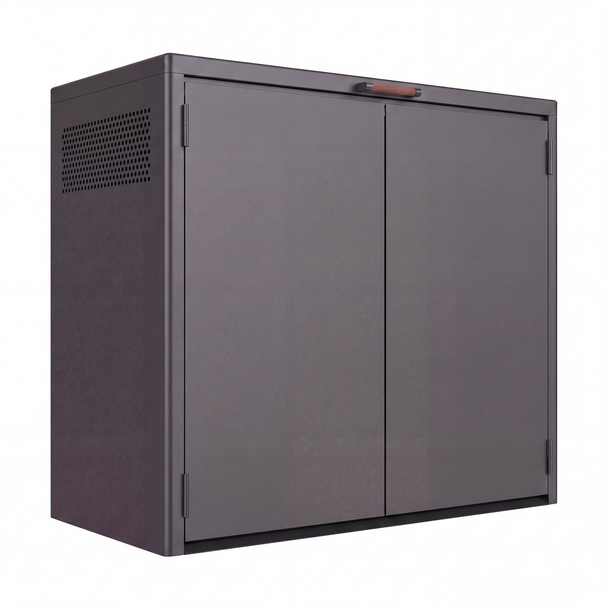 Nova Fortis Bin Storage Cupboard, Double, Grey, N27075