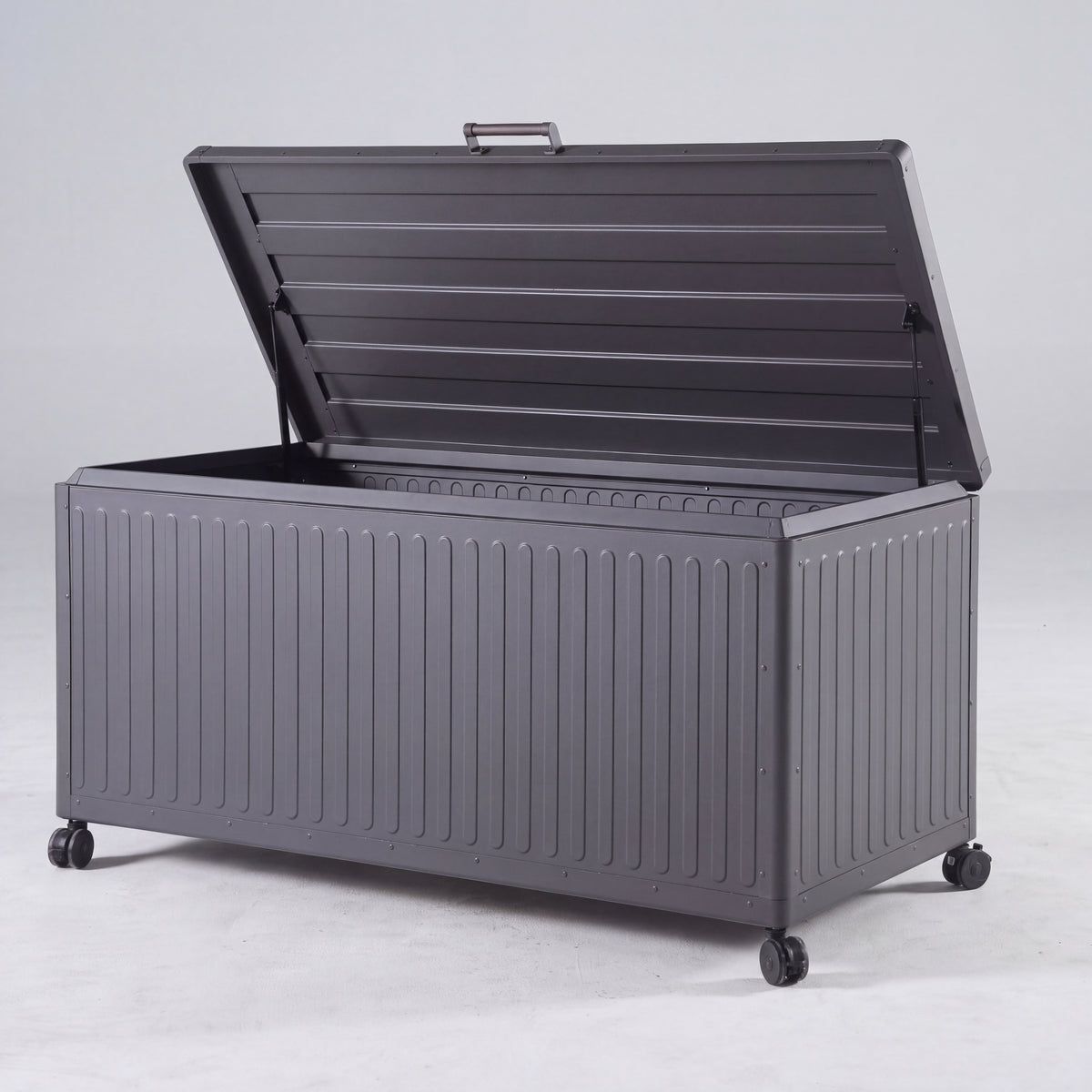 Nova Fortis Extra Large Metal Storage Box, Grey, N27209