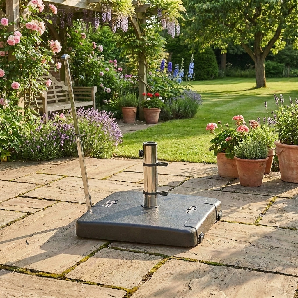 Nova Parasol Base, 50kg, Concrete with Handles, N20802