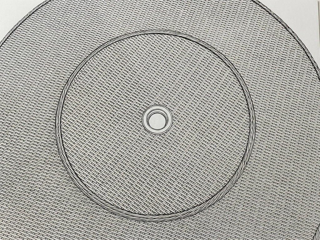 Nova Avery Lazy Susan for 6 Seat Round Dining Sets (Rattan Clear Glass), Grey, N27109