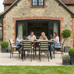 Nova Heidi 6 Seat High Dining Set with 1.8 x 1.0m Rectangular Table, N25017