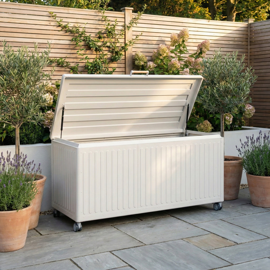 Nova Fortis Medium Aluminium Storage Box, Pebble, N24337