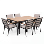 Nova Heidi 6 Seat Dining Set with 1.5 x 1.0m Rectangular Table, N25015