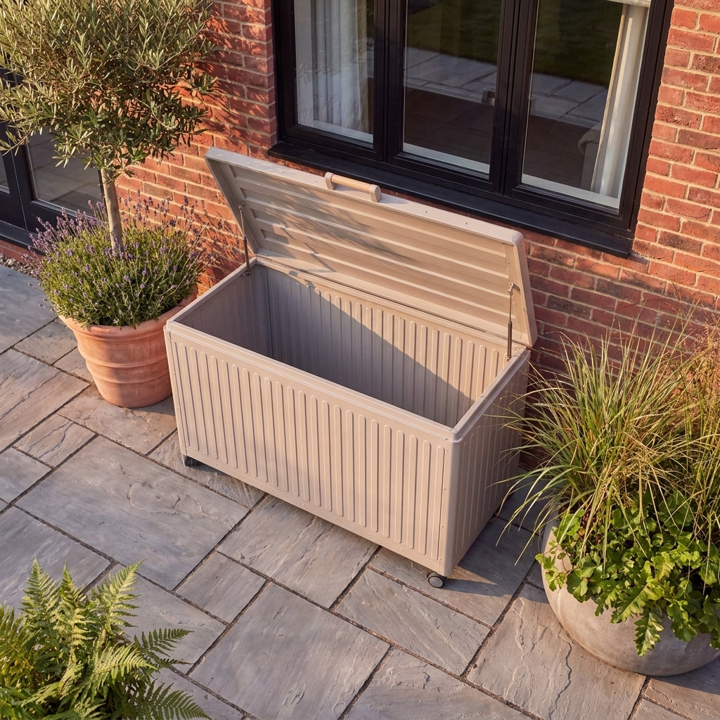 Nova Fortis Large Aluminium Storage Box, Pebble, N24335