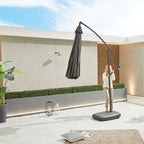Nova Lyra Cantilever Parasol, 3m Round, Grey, N12080