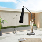 Nova Lyra Cantilever Parasol, 3m Round, Black, N15247