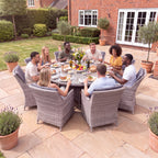 Nova Magnus 8 Seat Dining Set with 1.7m Round Table, N27221