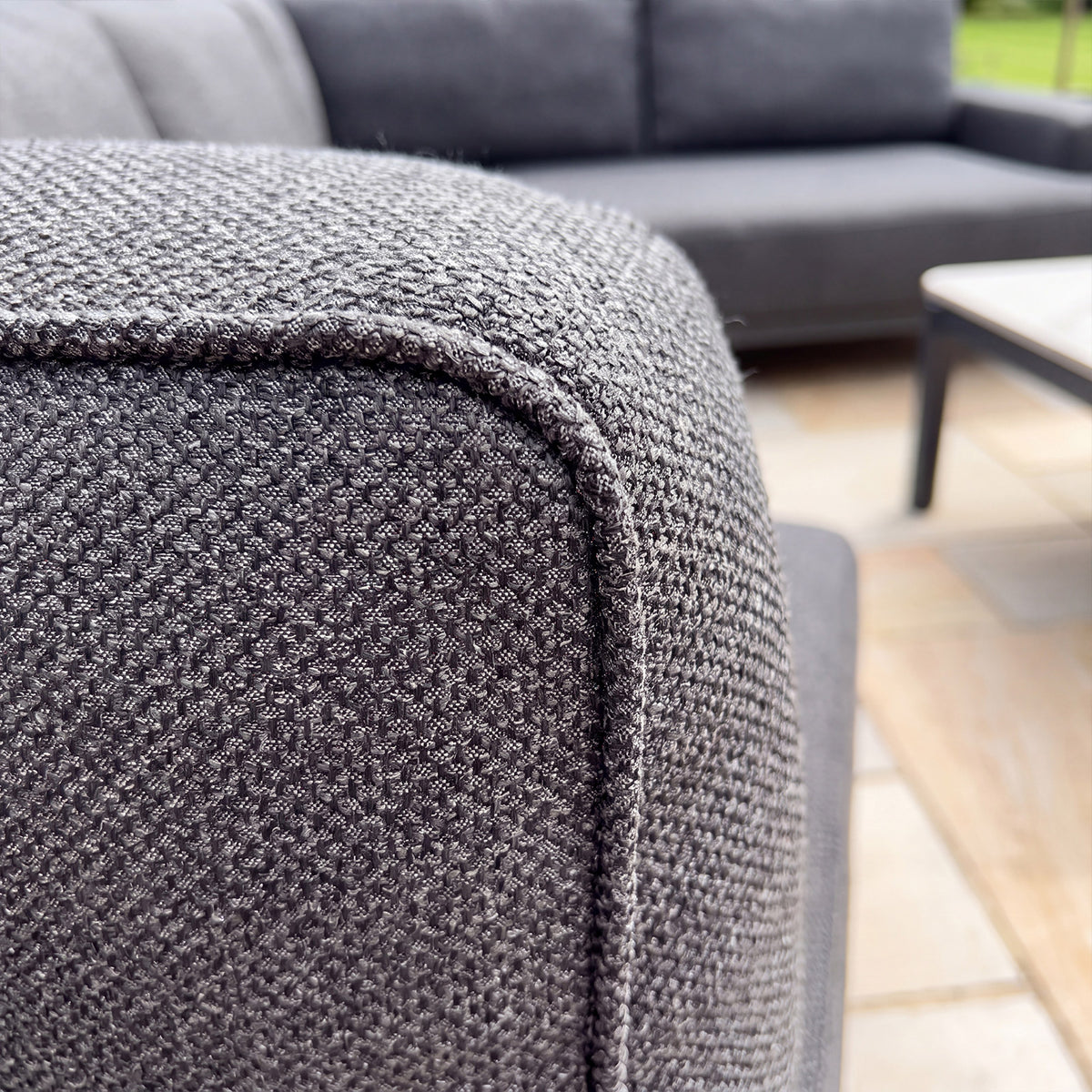 Nova Aire Corner Sofa Lounging Set with Square Coffee Table, Grey, N26034