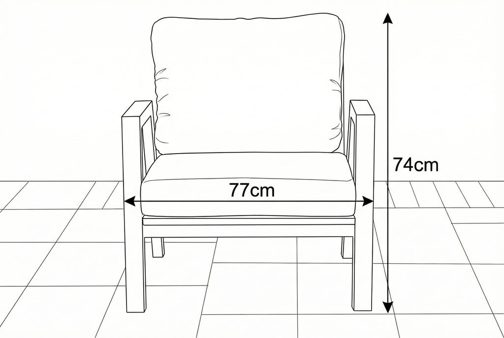 Nova Phoenix Lounge Armchair, Grey, N25024