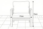 Nova Phoenix Lounge Armchair, Grey, N25024