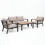 Nova Heidi 2 Seater Sofa Lounging Set with Rectangular Coffee Table, N25006