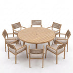 Nova Eleanor 8 Seat Dining Set with 1.8m Round Table, N26004