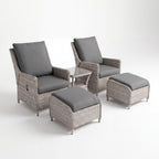 Nova Magnus 5pc Lounge Set with 0.5m Square Side Table, N27216