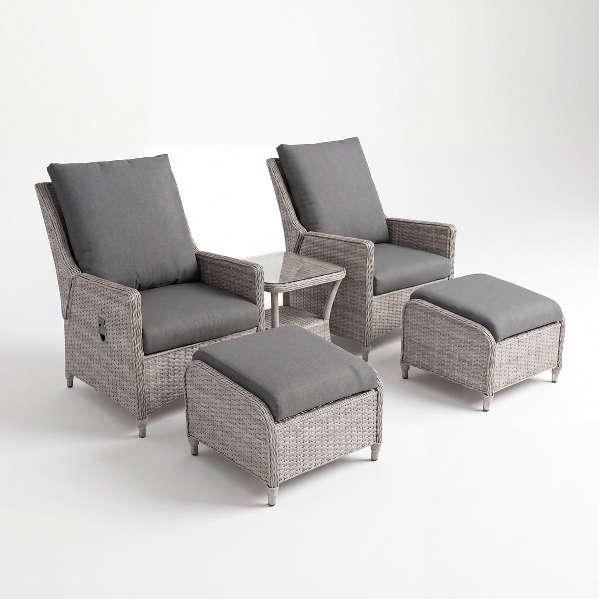 Nova Magnus 5pc Lounge Set with 0.5m Square Side Table, N27216