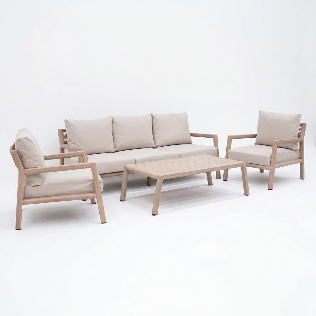 Nova Eleanor 3 Seater Sofa Lounging Set with Rectangular Coffee Table, N25128