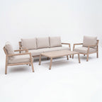 Nova Eleanor 3 Seater Sofa Lounging Set with Rectangular Coffee Table, N25128