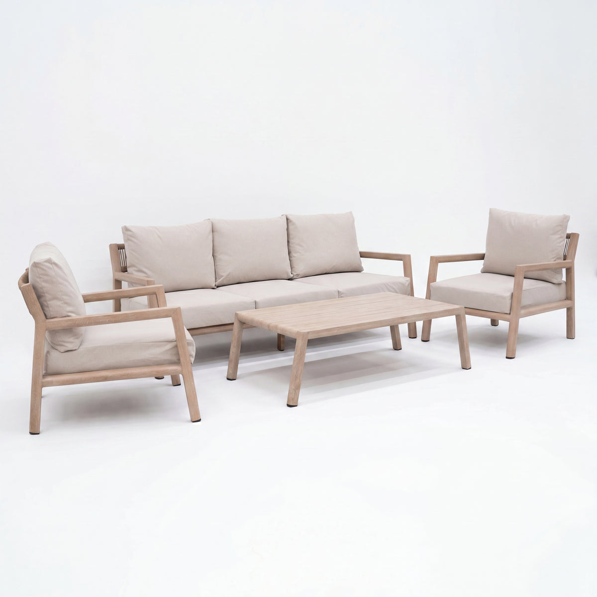 Nova Eleanor 3 Seater Sofa Lounging Set with Rectangular Coffee Table, N25128
