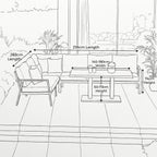 Nova Phoenix L-Shaped Corner Sofa Lounge Dining Set with Rectangular Extending Rising Table, N25020