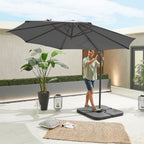 Nova Solis Cantilever Parasol, 3m Round, Grey, N17660
