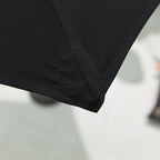 Nova Lyra Aluminium Parasol, 2.4m Round, Black, N15252