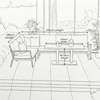 Nova Phoenix L-Shaped Corner Sofa Lounge Dining Set with Rectangular Rising Table, N25019