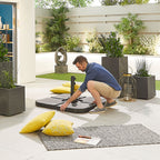 Nova Cantilever Parasol Base, Sand & Water Fillable, 80kg Slabs, N16722