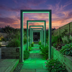 Nova Titan RGBW LED Pathway Arch, 125cm, Single arch with power pack, Grey, N26265
