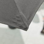 Nova Lyra Aluminium Parasol, 2.4m Round, Grey, N12093