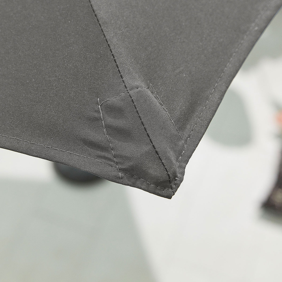 Nova Lyra Aluminium Parasol, 2.4m Round, Grey, N12093