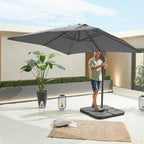 Nova Solis Cantilever Parasol, 2.5m Square, Grey, N17662