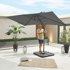 Nova Solis Cantilever Parasol, 3m x 2m Rectangular, Grey, N17664