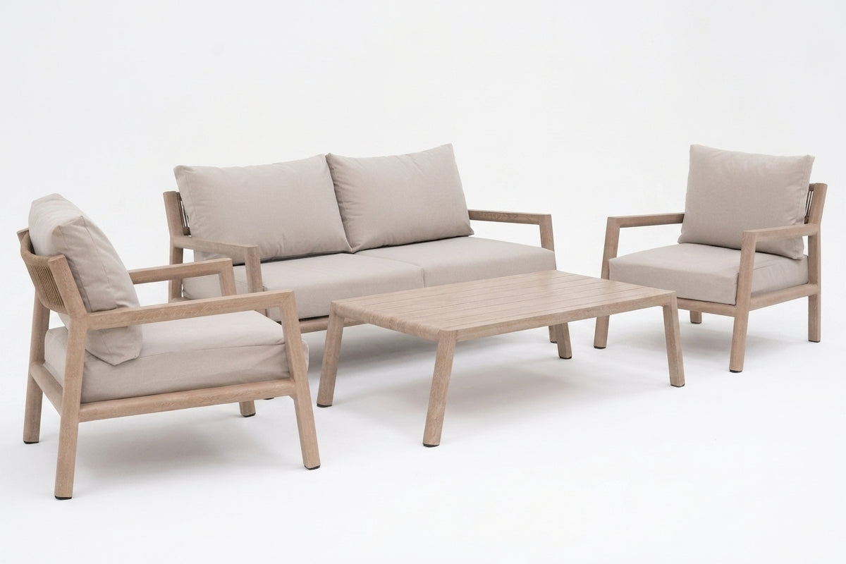Nova Eleanor 2 Seater Sofa Lounging Set with Rectangular Coffee Table, N25127