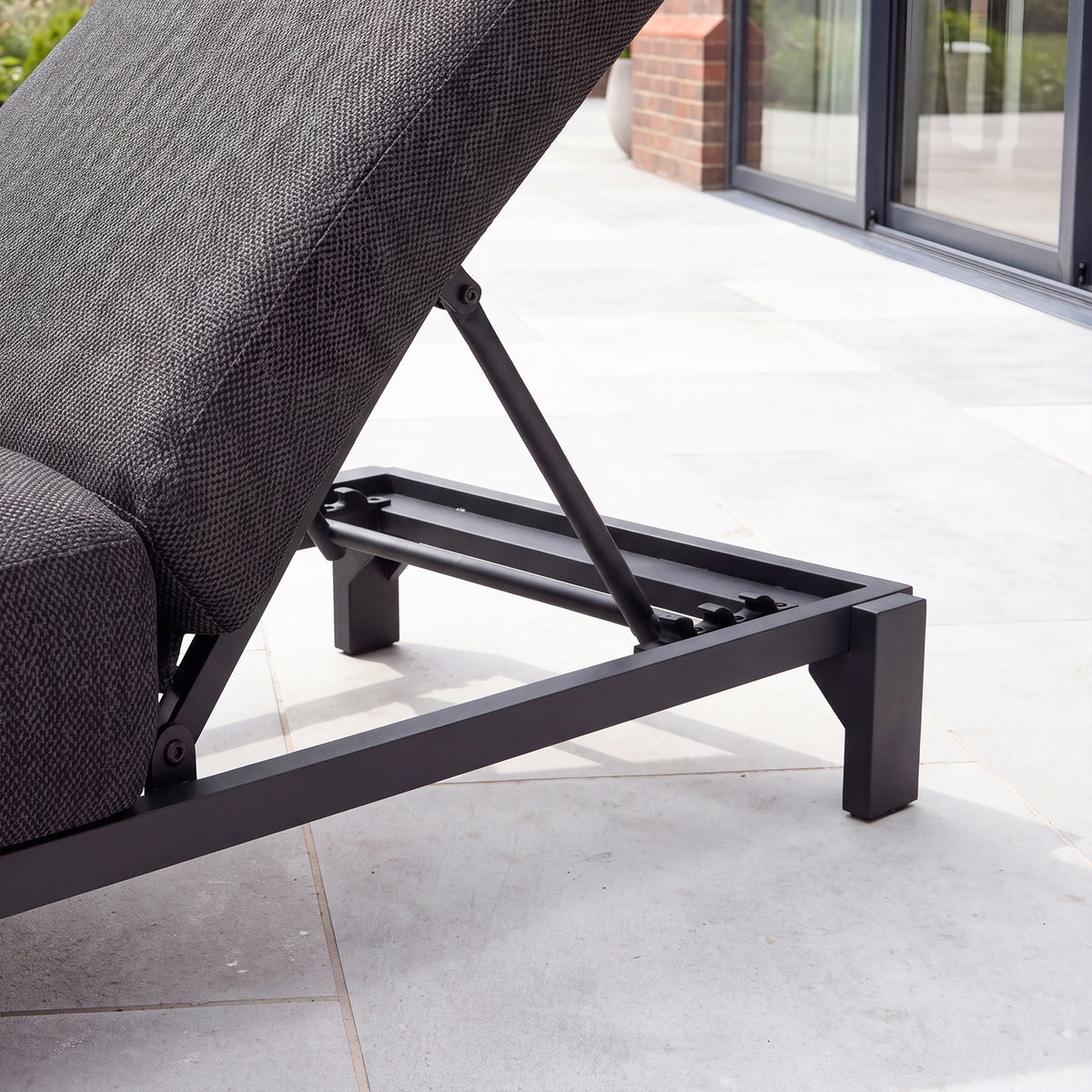 Nova Aire Sun Lounger, Grey, N26038