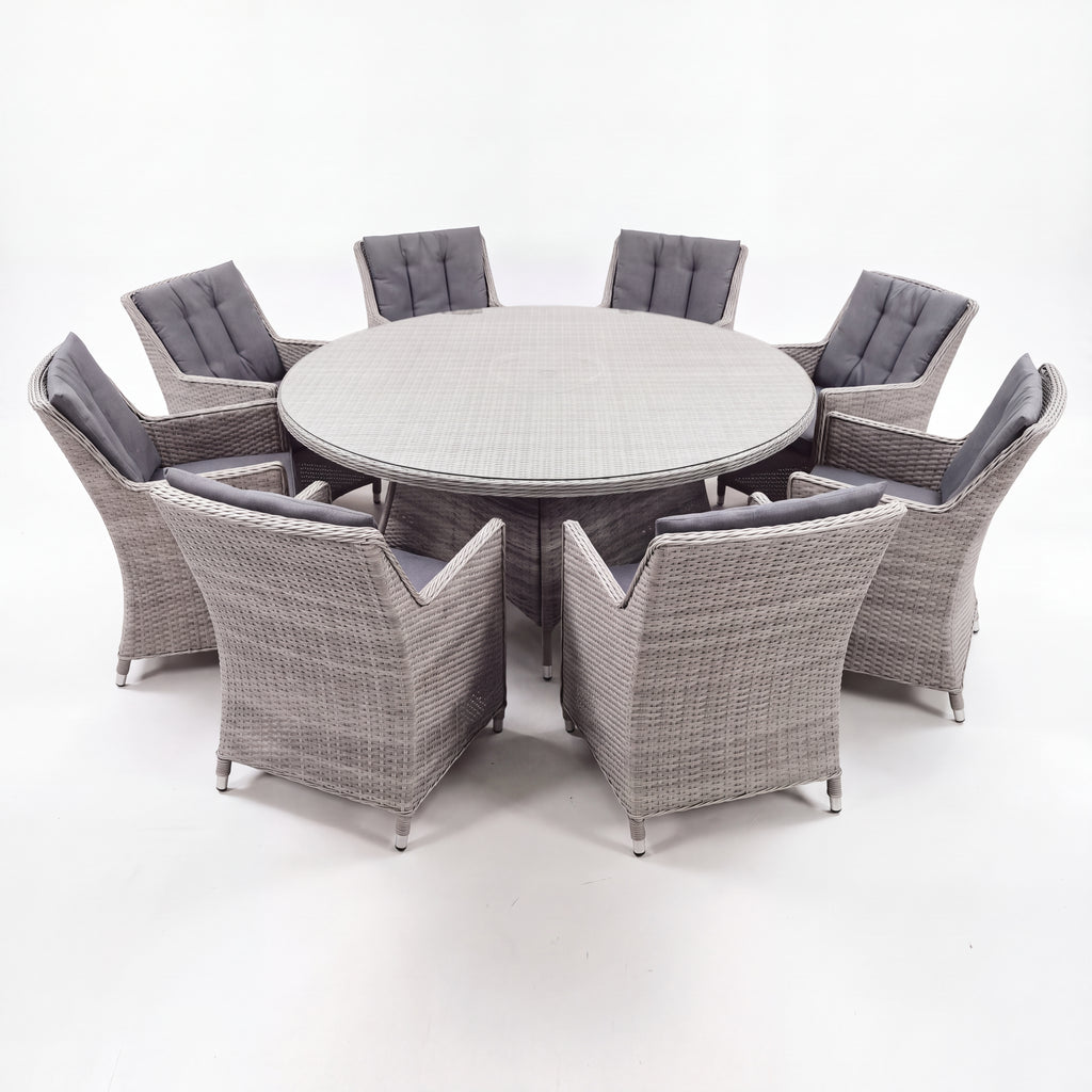 Nova Magnus 8 Seat Dining Set with 1.7m Round Table, N27221