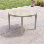 Nova Aire 4 Seat Dining Set with 1.2m Round Table, Pebble, N27241