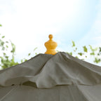 Nova Sylva Wooden Parasol, 2m Round, Grey, N17222