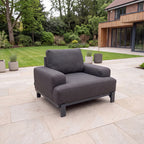 Nova Aire 2-Seater Sofa Lounging Set with Rectangular Coffee Table, Grey, N26035