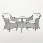 Nova Ivy 2 Seat Bistro Set with 0.75m Round Table (Ceramic Glass), N26023