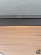 Nova Cook Cab Outdoor Kitchen Workstation, Grey, N26000