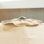 Nova Lyra Aluminium Parasol, 2.4m Round, Beige, N12092