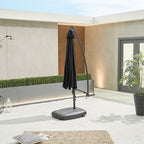 Nova Lyra Cantilever Parasol, 3m Round, Black, N15247