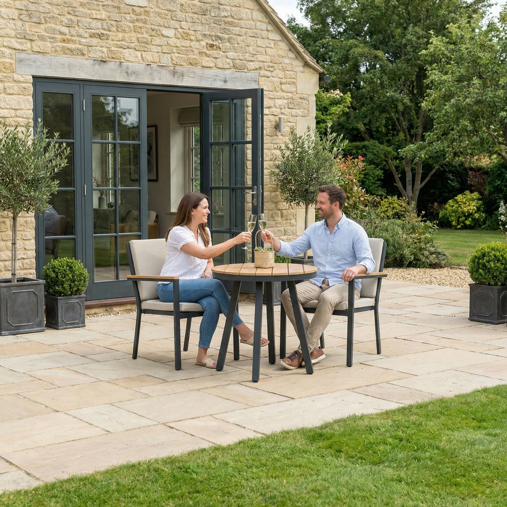 Nova Heidi 2 Seat Bistro Set with 0.7m Round Table, N25012