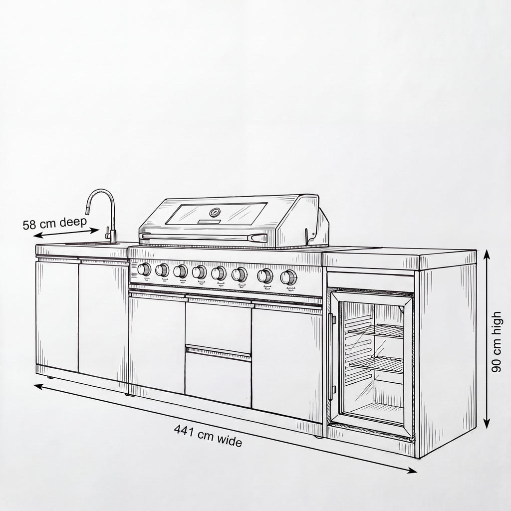 Nova Assado Plus Outdoor Kitchen, N25670