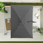 Nova Solis Cantilever Parasol, 3m x 2m Rectangular, Grey, N17664