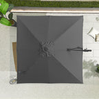 Nova Solis Cantilever Parasol, 2.5m Square, Grey, N17662