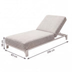 Nova Aire Sun Lounger, Pebble, N27240