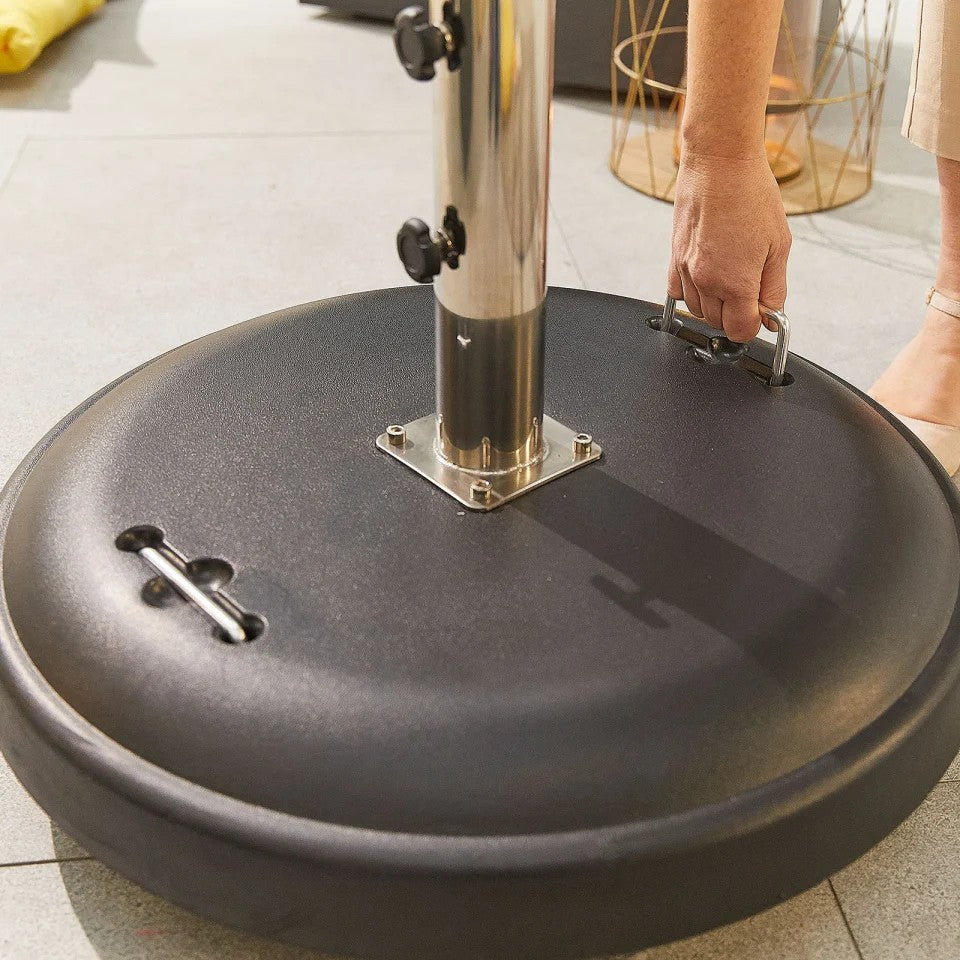 Nova Parasol Base, 50kg, Concrete with Wheels, N16645